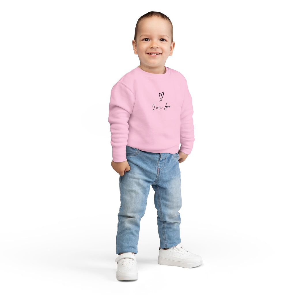 I am. love. Kids Crewneck