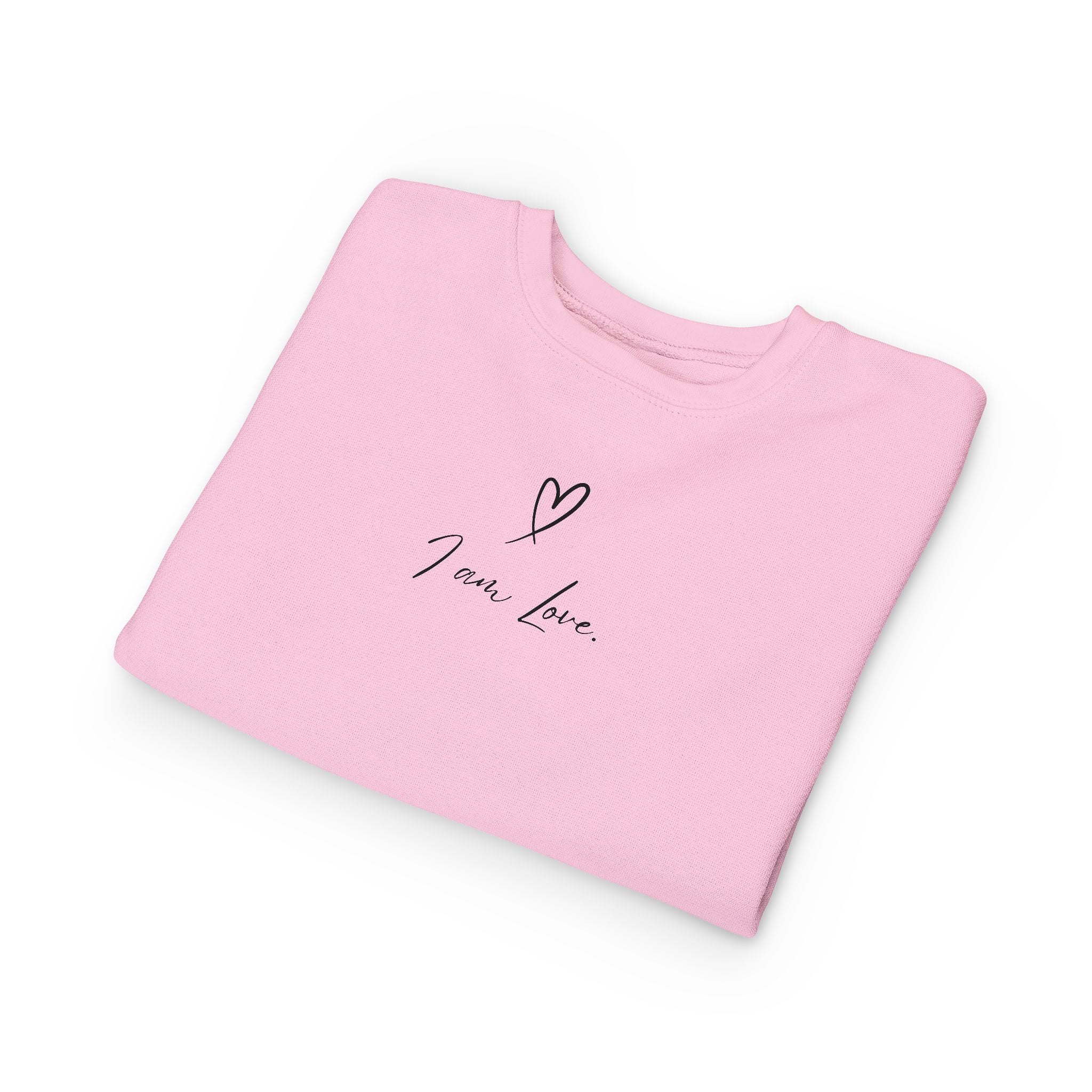 I am. love. Kids Crewneck