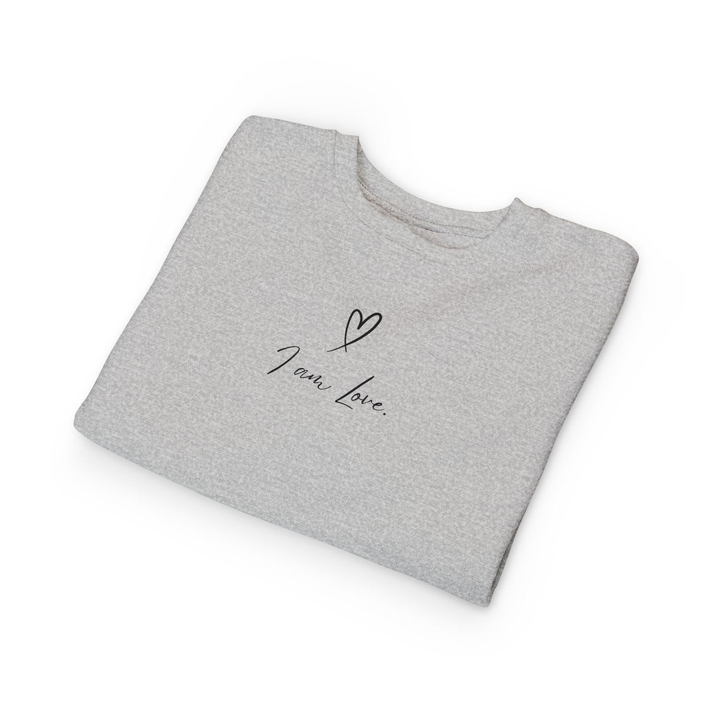 I am. love. Kids Crewneck